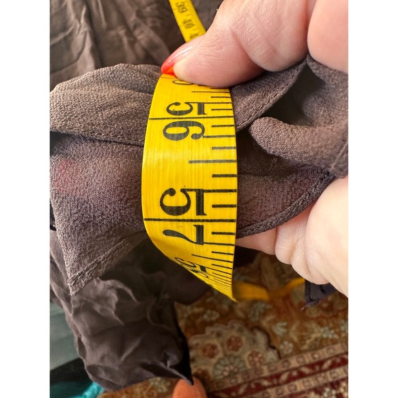 Tadashi Collection Brown Evening‎ Gown Maxi Dress Pleated Rhinestone Formal - Picture 14 of 14